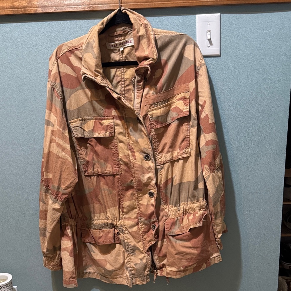 Free People Camo Jacket
